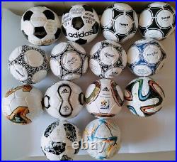 Adidas mini ball 14 pcs collector set 1970 to 2022 FIFA world cup size 1