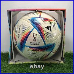 Al RIHLA FIFA WORLD CUP QATAR 2022 MATCH BALL SOCCER BALL ORIGINAL BALL SIZE 5