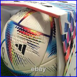 Al RIHLA FIFA WORLD CUP QATAR 2022 MATCH BALL SOCCER BALL ORIGINAL BALL SIZE 5