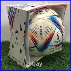 Al RIHLA FIFA WORLD CUP QATAR 2022 MATCH BALL SOCCER BALL ORIGINAL BALL SIZE 5