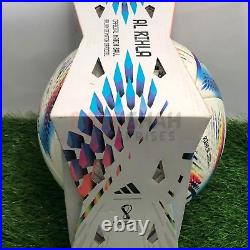 Al RIHLA FIFA WORLD CUP QATAR 2022 MATCH BALL SOCCER BALL ORIGINAL BALL SIZE 5