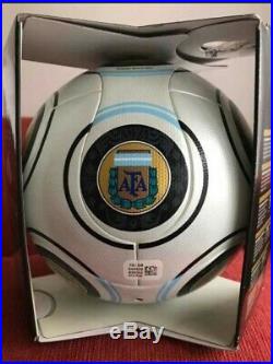 Argentina adidas official terrapass soccer match ball tango argentum vintage