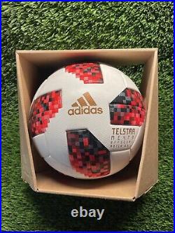 Authentic 2018 Adidas Worldcup Official Soccer Ball White And Red