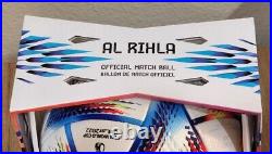Authentic Adidas Al Rihla 2022 Qatar Fifa World Cup Official Match Ball Size 5