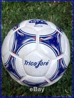 Authentic Tricolore 1998 Equipment World Cup Match Adidas Players Ball