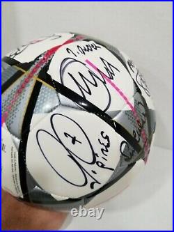 Autographed Adidas Champions League 2016 Final Soccer Ball (19 signatures)