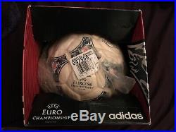 BNIB Adidas Questra Europa Euro 96 England Football Match Ball FIFA OMB Boxed