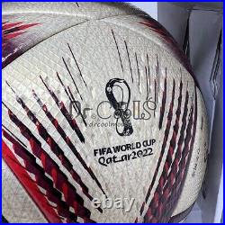 Brand New Adidas Al Hilm Pro Soccer Ball 2022 World Cup HC0437