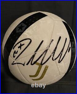 Christiano RONALDO CR7 Autographed Juventus FC Signed ADIDAS Soccer Ball COA