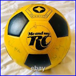 Circa 1981 Vintage NASL Chicago Sting Spalding Soccer Ball Signed by 5 Players