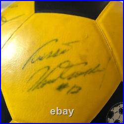 Circa 1981 Vintage NASL Chicago Sting Spalding Soccer Ball Signed by 5 Players