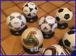 Collection World Cup Adidas 1970-2018 Mini Soccer Ball Size 0 New
