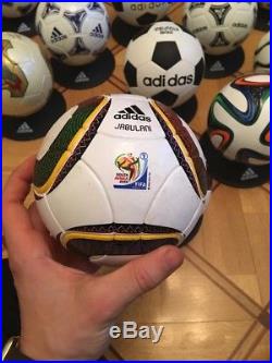 Collection World Cup Adidas 1970-2018 Mini Soccer Ball Size 0 New