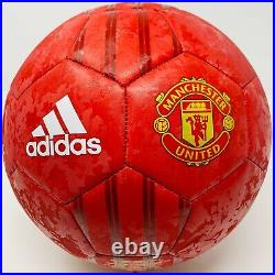 Cristiano Ronaldo Signed Adidas Manchester United Ball MANU Beckett Witnessed