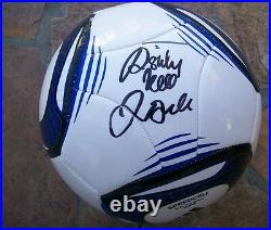 David Beckhamsignedautographedadidassoccerballfutbolto Ashleycoa