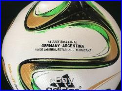 FIFA 2014 Brasil World Cup Adidas Brazuca official Final Match kick off ball