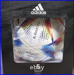 FiFA WorldCup Qatar 2022 Adidas Speedshell Al Rihla Orignal Soccer Ball With Box