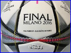 Finale Matchball Adidas Omb Uefa Champions League Milano 2016 (limited Edition)