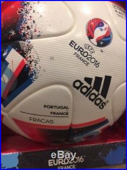 Imprint FRANCE PORTUGAL Adidas Fracas Euro Match Ball Soccer OMB WC CR7 Pogba