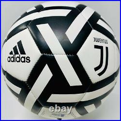 Juventus Cristiano Ronaldo Signed Adidas Soccer Ball Beckett BAS Witnessed