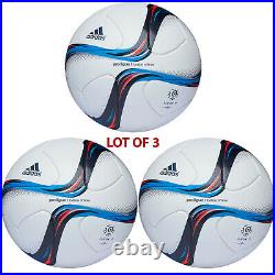 LOT OF 3 ADIDAS LIGUE 1 2015/16 is OFFICIAL BALL OF LIGUE 1 2015/2016