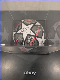 Leo Messi Adidas 2022 Champions League Singed Soccer Ball