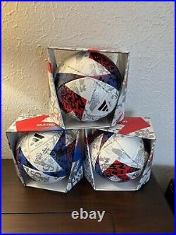 Lot Of 3 Adidas MLS Pro Soccer Game Ball 2023 Size 5 Red/White/Blue (HT9026)