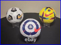 Lot of 3 Official Match Soccer Balls, Premier League, Premier League, USA Size 5
