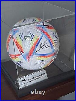 Messi signed Argentina? FIFA World Cup Qatar 2022 Ball! (FIFA Quality) New