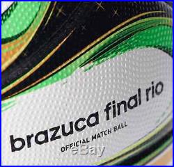 NEW ADIDAS BRAZIL WORLD CUP BRAZUCA FINAL OFFICIAL MATCH BALL 2014 Size 5 G84000