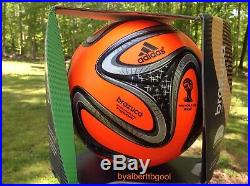 NEW Adidas 2014 Brazuca Power orange Official Match Ball No Teamgeist Jabulani