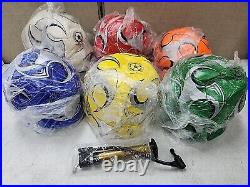 NEW Wettain 24 Pcs of Vivid Color Soccer Balls. Size 5