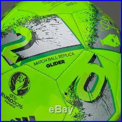 New Adidas Euro Cup 2016 Match Ball Replica Size 5-Green Soccer ball Football