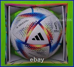 New Adidas Match Ball Al Hilm & Al Rihla Wc Qatar 2022 Soccer Football Ballon