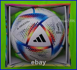 New Adidas Match Ball Al Rihla World Cup Qatar 2022 Soccer Football Ballon