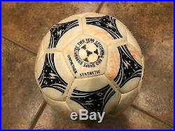 New Adidas Questra 1994 World Cup Ball with Box Signed USA Team Made in France