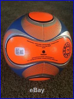 New Adidas Teamgeist 2 PowerOrange Soccer Ball FIFA Approved