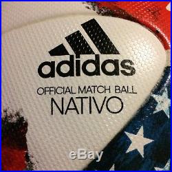 New in Box Adidas 2017 MLS Official Match Soccer Ball Nativo Size 5