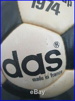 Official Adidas Match Ball Telstar Durlast World Cup 1974 Made In France