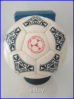 Official Adidas Match Ball World Cup Azteca Mexico 1986 Made France Red Letters