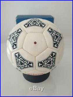 Official Adidas Match Ball World Cup Azteca Mexico 1986 Made France Red Letters