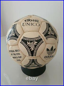 Official Adidas Match Ball World Cup Etrusco Unico 1990 Made In France Panel