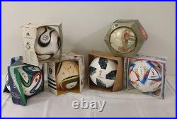 Official Fifa World Cup Soccer Football Ball Collection Adidas 2002 2022