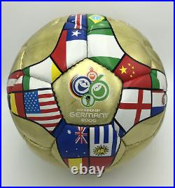 RARE FIFA 2006 WORLD CUP Germany GOLD Officially Licensed Football Soccer Ball