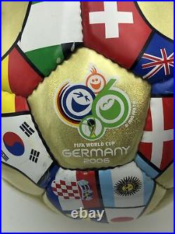 RARE FIFA 2006 WORLD CUP Germany GOLD Officially Licensed Football Soccer Ball