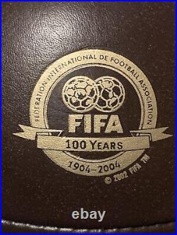 RARE Set Of Adidas Pelias Match Balls 1904-2004 FIFA 100th Anniversary Footballs