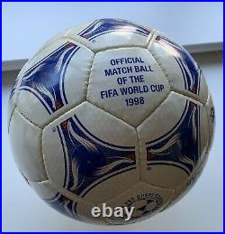 Rare Adidas Tricolore World Cup France 1998 Official Match Ball Fifa Approved