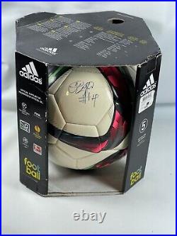 Signed by Oshoala & Okobi Nigerian players BRAZUCA ADIDAS SOCCER BALL FIFA WORLD