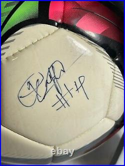 Signed by Oshoala & Okobi Nigerian players BRAZUCA ADIDAS SOCCER BALL FIFA WORLD