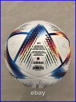 Soccer Ball-adidas-size-5-qatar 2022-al Rihla Official Match Ball-new-in The Box